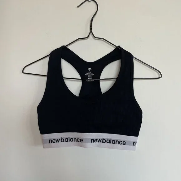 New Balance Ribbed Sports Bra - Picture 2 of 4
